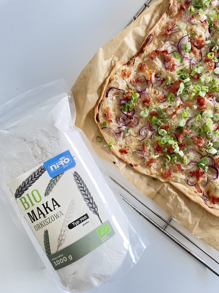 orkiszowy flammkuchen z mąki Niro Bio typ 700